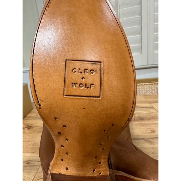Cleo + Wolf Women's Ivy Western Cowboy Boots Brown Leather Size 9 NWOB Stylish - Picture 15 of 16